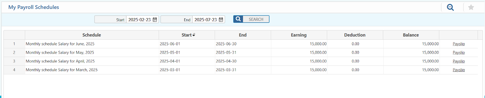 Employee Self Service